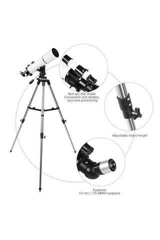 500x80 Uzay Teleskobu Seti - 80mm Mercek Çapı & Hd Görüntü Kalitesi