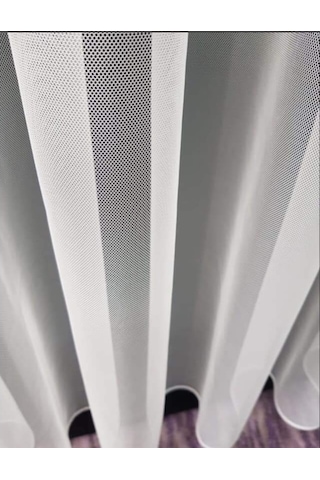 Tül Perde Fransız Danteli Zemini Sade Spor Tül Perde. (331042246)