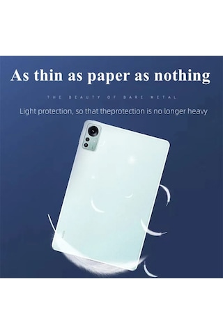 Xiaomi Redmi Pad Se 11 Inç Uyumlu Kılıf Şeffaf Silikon Süper İnce Koruyucu Tasarım Transparan Kılıf