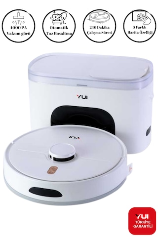 Yui RS16 Pro Akıllı Robot Vacuum & Mop Süpürge