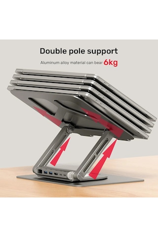Unıtek Usb-c Notebook Standı D1109a Çok Renkli