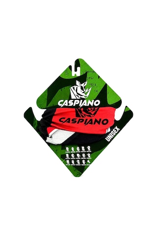 Caspiano Unisex Motosiklet Maskesi Bandana Outdoor Boyunluk-buff Kırmızı