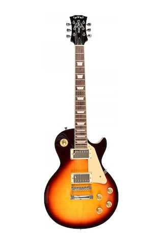 Madison Meg-lpf-ıtb Elektro Gitar Ice Tea Sunburst Klasik Rock Tonu Sıcak Renkler