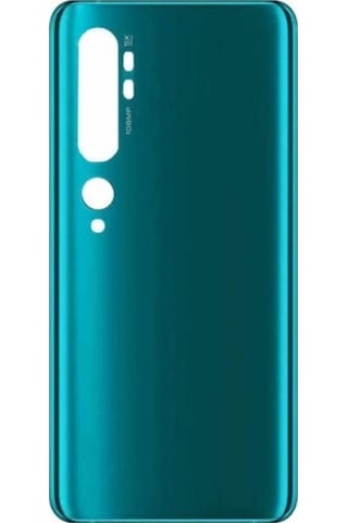 Xiaomi Mi Note 10 Uyumlu Arka Pil Batarya Kapağı Cam M1910f4g - Yeşil
