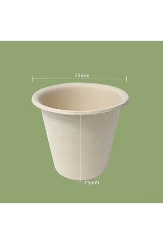 Suofeng Bambu Lifli Biodegredasyonlu Tek Kullandım At Disposable Tabaklar - 20 Adet/paket 6", 7", 9" Seçenekleri 20