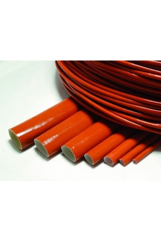 12 MM H Class Cam Elyaf Silikon İzoleli Makaron 50 Metre