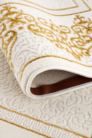 Efsun Krem Gold Modern Salon Ve Oturma Odası Halısı