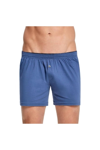 6 Adet Güryıldız Erkek Penye Düz Renk Havlu Bel Boxer Short 24509