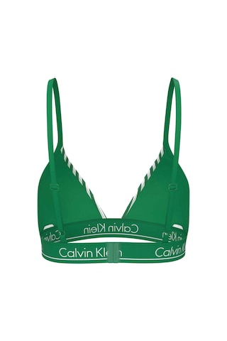 Calvin Klein Kadın Yeşil-beyaz Bikini Üstü Lv00q61208 4zf-15961