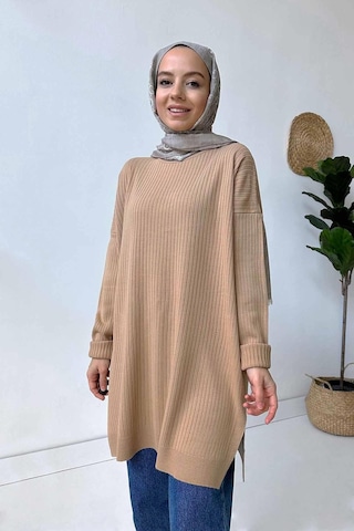 Anje Triko Tunik - Camel Camel
