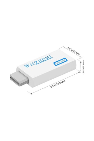 Ancheyn Nintendo Wii İçin Hdmı Tv Kablo Çevirici Dönüştürücü Adaptör 4542