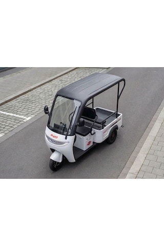 Skyjet Trıon Üç Tekerlekli Elektrikli Moped Beyaz