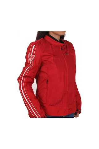 Venom Jessy Lady Fileli Yazlik Motosiklet Montu-48539-Kırmızı