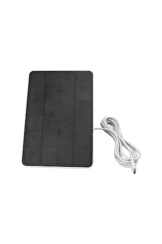 Hangfox Dış Mekan Güvenlik Kamerası/sinyalize Solar Şarj Paneli 4w 5v Ip65 Ayarları Bracket Arlo Ring Blink Uyumlu Akü Depolama Yok