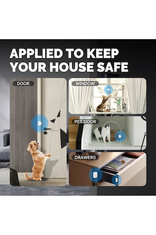 Suofeng Tuya Zigbee Akıllı Kapı/pencere Sensörü, Ev Güvenliği Alarm Sistemi, Uzaktan Kontrol, Google Uyumlu