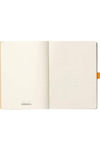 Rhodia GoalBook Yumuşak Kapak A5 Kareli Defter Purple 117770C Mor