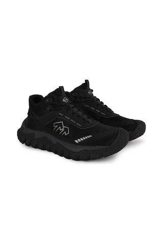 Guja Erkek Spor Ayakkabı 513 Haki Outdoor Trekking Tarzı Kalın Taban Rahat Günlük Sneaker Bot Siyah