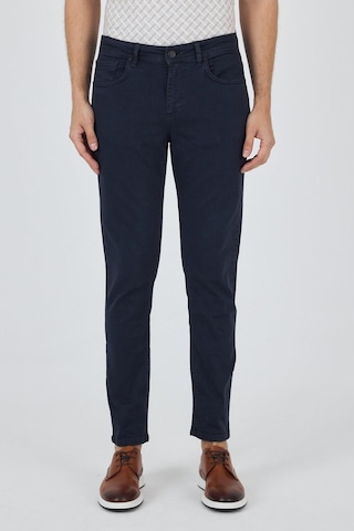 İmza Koyu Lacivert Pamuklu 5 Cep Casual Slim Fit 5 Cep Pantolon 1003250318 Koyu Lacivert