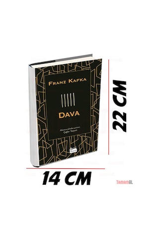 Dava / Franz Kafka Lüx Bez Ciltli Sert Kapak Dünya Klasikleri