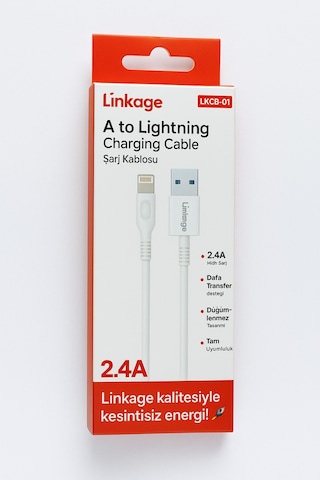 Usb Şarj Kablosu Apple iPhone Uyumlu Lkcb-01 Datcharg Tm Usb Şarj Ve Veri Kablosu