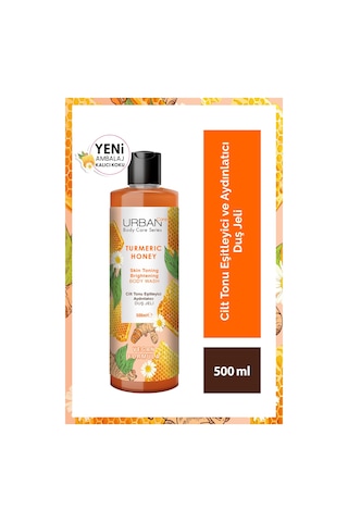 Urban Care Turmeric Honey Cilt Tonu Eşitleyici ve Aydınlatıcı Duş Jeli 500 ML