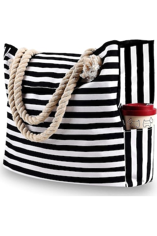 Ekstra Büyük Su Geçirmez Tuval Plaj Çantası Kadın El Çantası Diğer