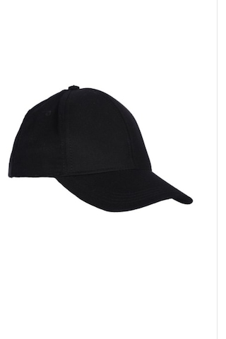 Abarta Unisex Gabardin Kumaş Kep & Şapka Siyah - Siyah