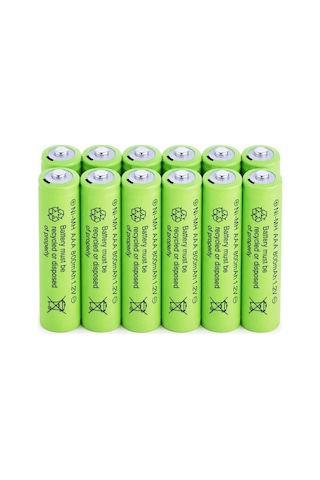 Mep 800 Mah 1.2v Aaa Ni-cd Şarj Edilebilir Pil 12 Adet Najmaddin