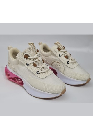 Scootland Kadın Air Max Taban Spor Ayakkabı 19349 Bej