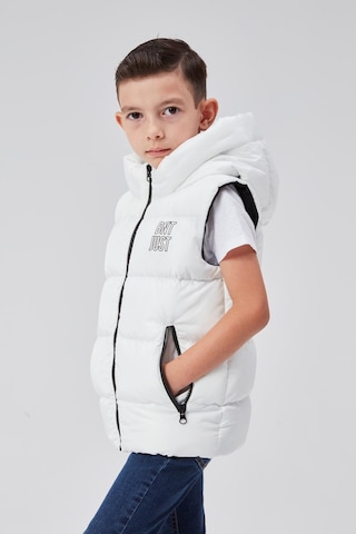 Benitto Kids Kapüşonlu Erkek Çocuk Şişme Yelek 51311 Beyaz