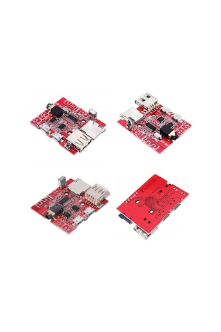 Mp3 Kumandalı Bluetooth Amfi Modülü Sd Kart + Usb