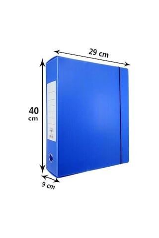 Arşiv Ve Proje Kutusu 29x40x9cm Mavi 1 Adet