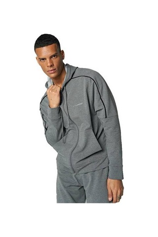 Hummel Erkek Eşofman Üst Mese Zıp Jacket 922104 Antrasit Melanj