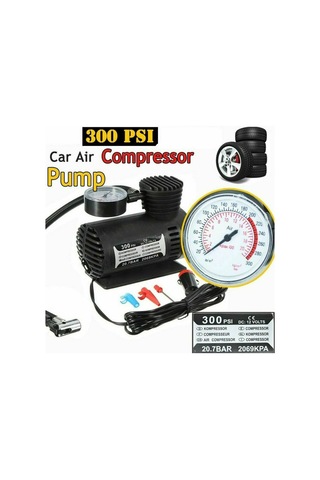 Padalink "taşınabilir 300psı Araç Lastik Şişirme Pompası - Acil Durum Ve Spor Ekipmanları İçin"