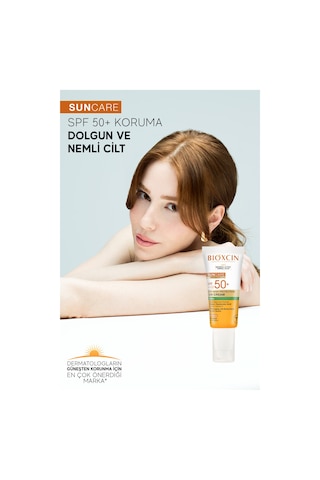Bioxcin Sun Care Spf 50 Çok Yüksek Korumalı Güneş Kremi 50 ml Karma Yağlı Cilt - Kolajen Hyaluronik Asit