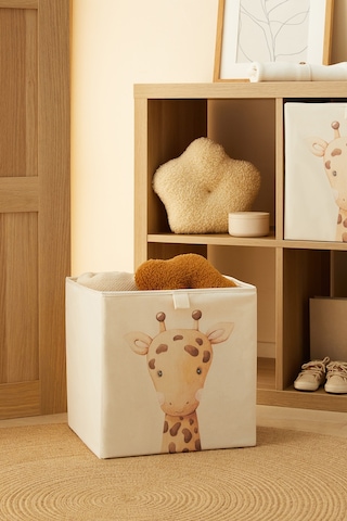 Ocean Home Textile Çocuk Odası Sevimli Zürafa Kutu 33 x 30 x 33 CM