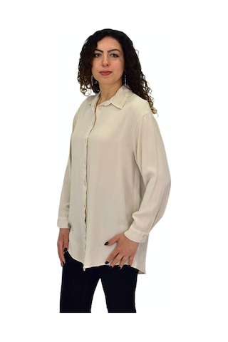 Shine Kadın Uzun Kol Gömlek Bgl-st04647 Taş