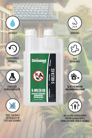 Chrysamed S-Delta EC Haşere 1 Lt Ölçekli