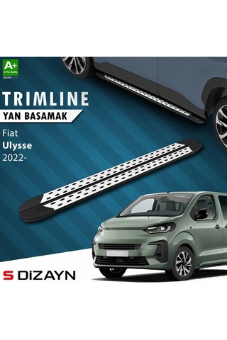 S-dizayn Fiat Ulysse Uzun Şase Trimline Gri Yan Basamak 248 Cm 2022 Üzeri