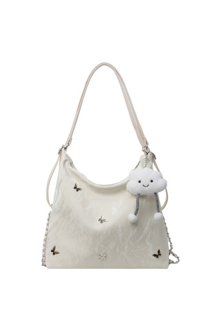 Lyon İşeçok Fonksiyonlu Sırtçantasıtek Omuzluçapraz Vücut Sırtçanası Beyaaz