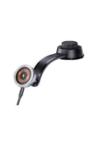 Phixi Force M18 15w Hızlı Şarj Kablosuz Araç Şarj Cihazı Tutucu, Manyetik Katlanabilir Telefon Tutucu