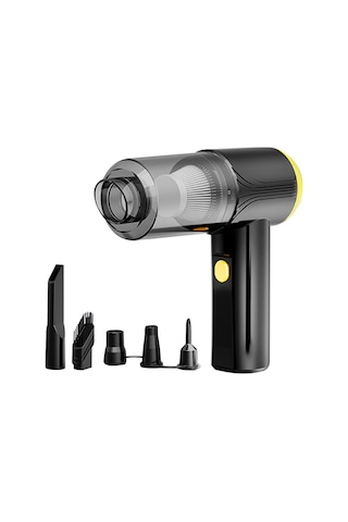 Shineyee Kablosuz Araç Şarjlı Güçlü Emişli 3700pa Taşınabilir Hızlı Şarj Vakum Makinesi