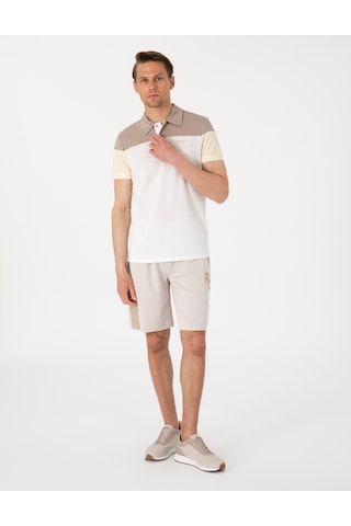 Pierre Cardin Erkek Ekru Tişört 50302642-vr019 Ekru