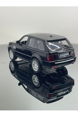 Land Rover 1:32 Ölçek Metal Çek Bırak Model Araba 12 Cm - Siyah