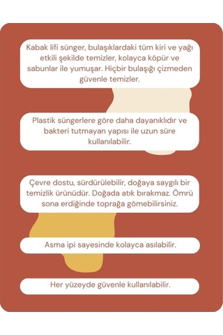 Pureal Kabak Lifi Sünger