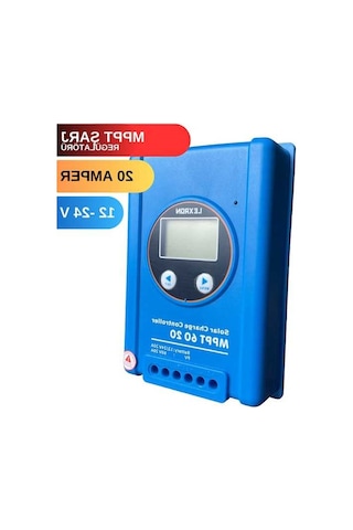 Ulzyvf Solar Şarj Mppt Lexron Kontrol Cihazı Amper -24v 20 12v Cx