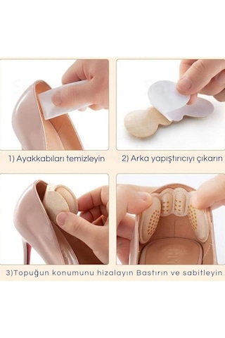 Mawrond Ayakkabı Topuk Vurma Önleyici ve Daraltma Pedi 3 MM