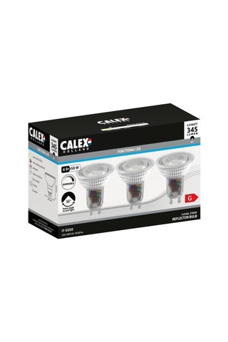 Led Reflektör Lamba - Calex - Gu10 - 4,9 W - 345 Lm - 2700 K - Değişken Yoğunluk - Krom Çok Renkli