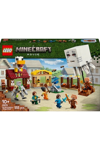 LEGO® Minecraft® Hortlak Balon Köy Saldırısı 21273 - 10 Yaş ve Üzeri Çocuklar için Yaratıcı Oyuncak Yapım Seti (555 Parça)