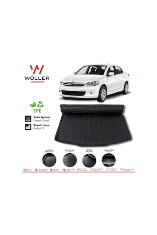 Citroen C Elysee Bagaj Havuzu 2012 2022 Arası 3D Wöller Ultraf
